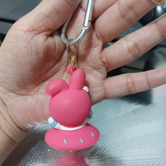 My Melody Cute Clip On Keyring Bag Charm Keychain Charm - Picture 3 of 6